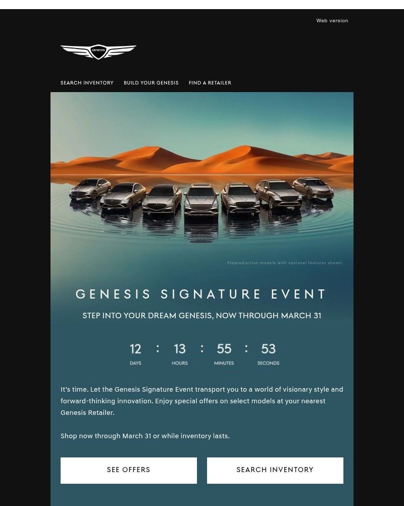 Screenshot of email sent to a Genesis Newsletter subscriber