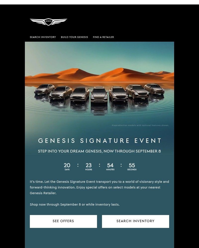 Screenshot of email sent to a Genesis Newsletter subscriber