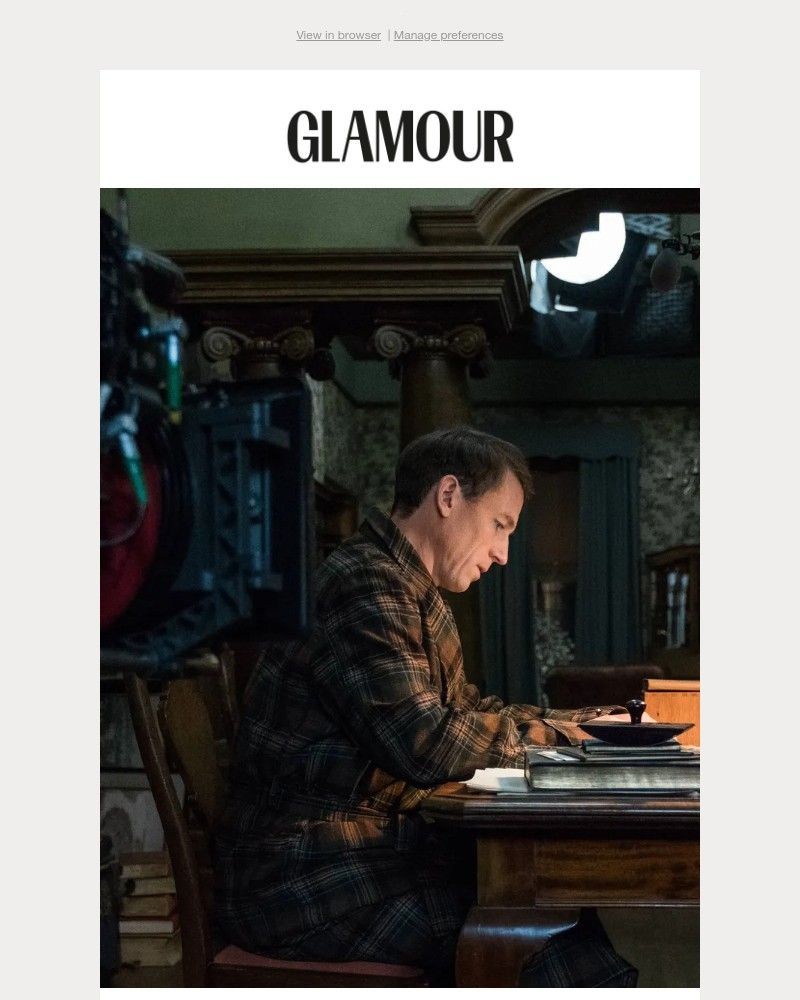 Screenshot of email sent to a Glamour Newsletter subscriber