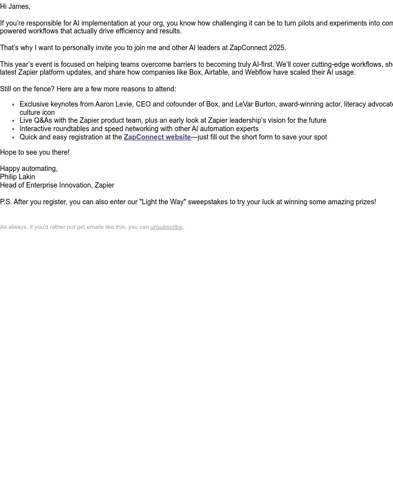 Screenshot of email with subject /media/emails/join-me-at-zapconnect-2025-ff5ee3-cropped-a6e55940.jpg
