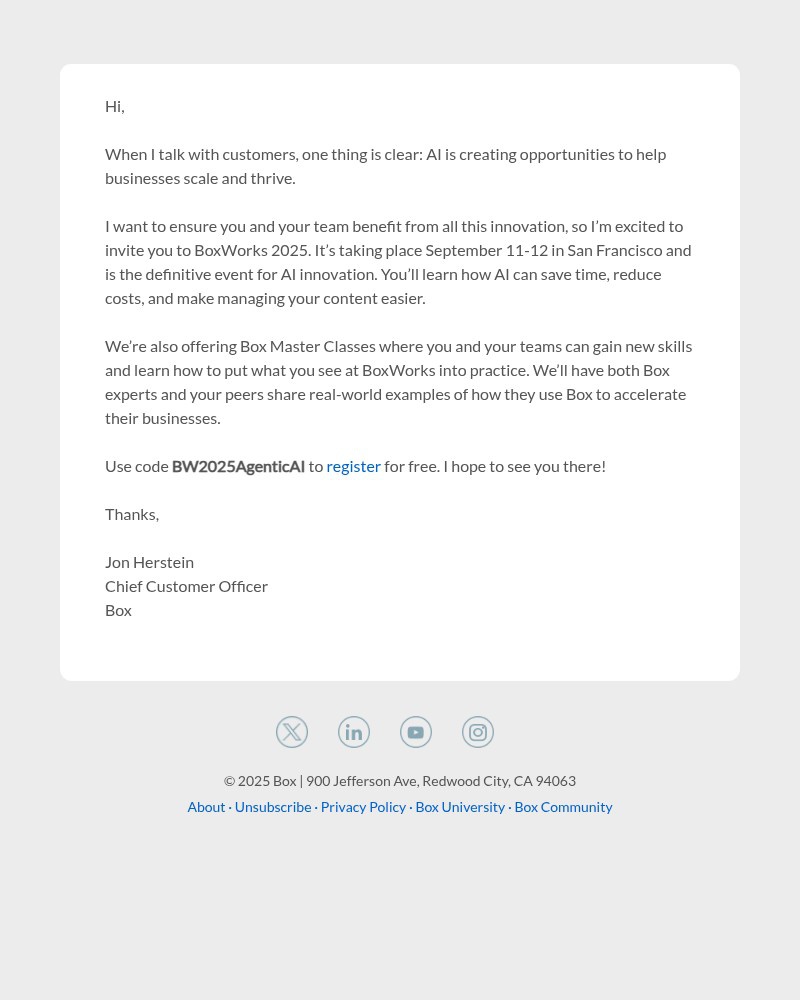 Screenshot of email with subject /media/emails/join-me-for-ai-innovations-and-hands-on-sessions-at-boxworks-d872dd-cropped-db828902.jpg