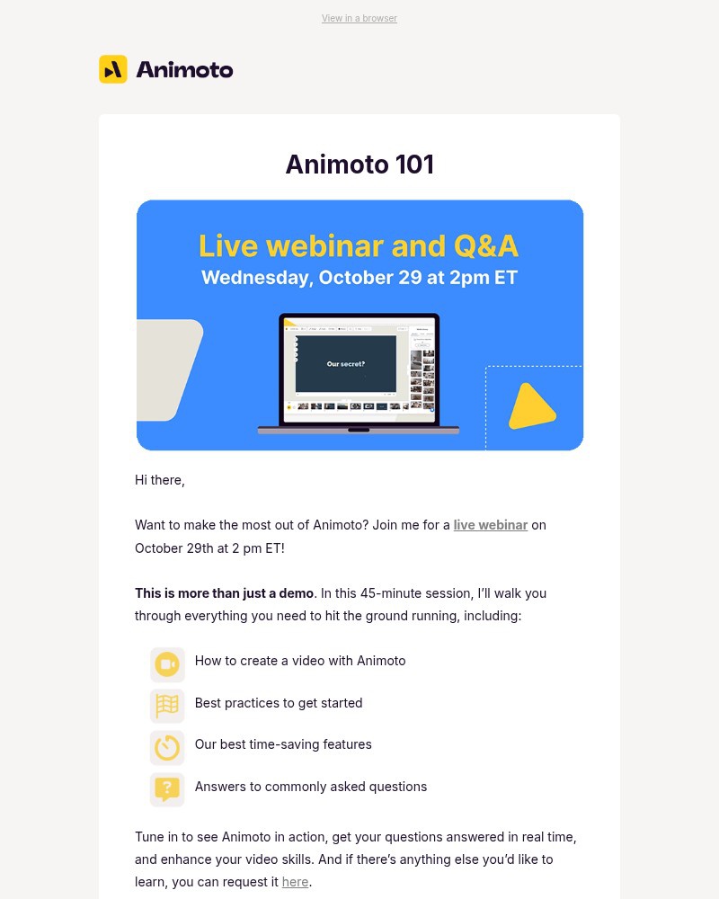 Screenshot of email with subject /media/emails/join-our-live-animoto-101-webinar-with-the-pros-dc036d-cropped-677923ab.jpg