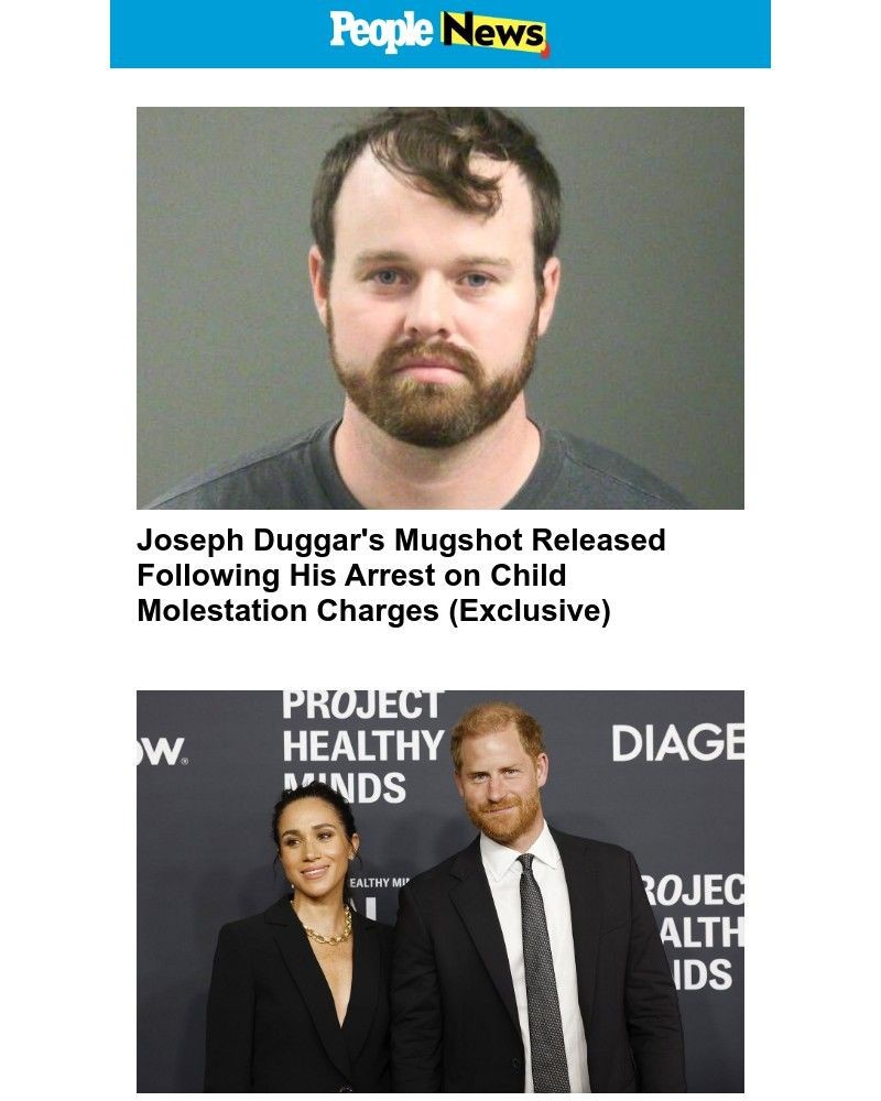 Screenshot of email sent to a People Newsletter subscriber