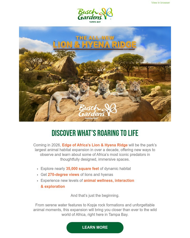 Screenshot of email with subject /media/emails/just-announced-a-wild-new-experience-is-coming-in-2026-04c8cf-cropped-2e1d38a9.jpg