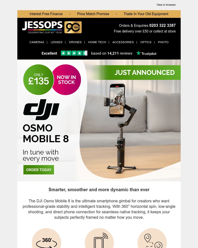 Screenshot of email with subject /media/emails/just-announced-the-dji-osmo-mobile-8-has-arrived-c30567-cropped-fe26d04d.jpg
