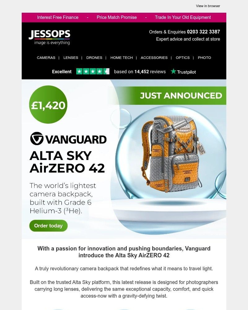 Screenshot of email with subject /media/emails/just-announced-the-lightest-camera-backpack-in-the-world-fe42e5-cropped-d2fc6ac7.jpg