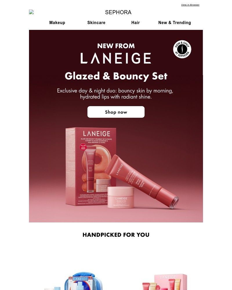 Screenshot of email with subject /media/emails/just-dropped-laneiges-glazed-bouncy-secret-de7f63-cropped-9175d607.jpg