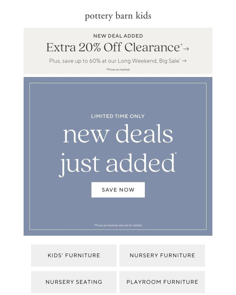 Screenshot of email with subject /media/emails/just-dropped-new-deals-inside-extra-20-off-clearance-is-on-339df2-cropped-45e399de.jpg