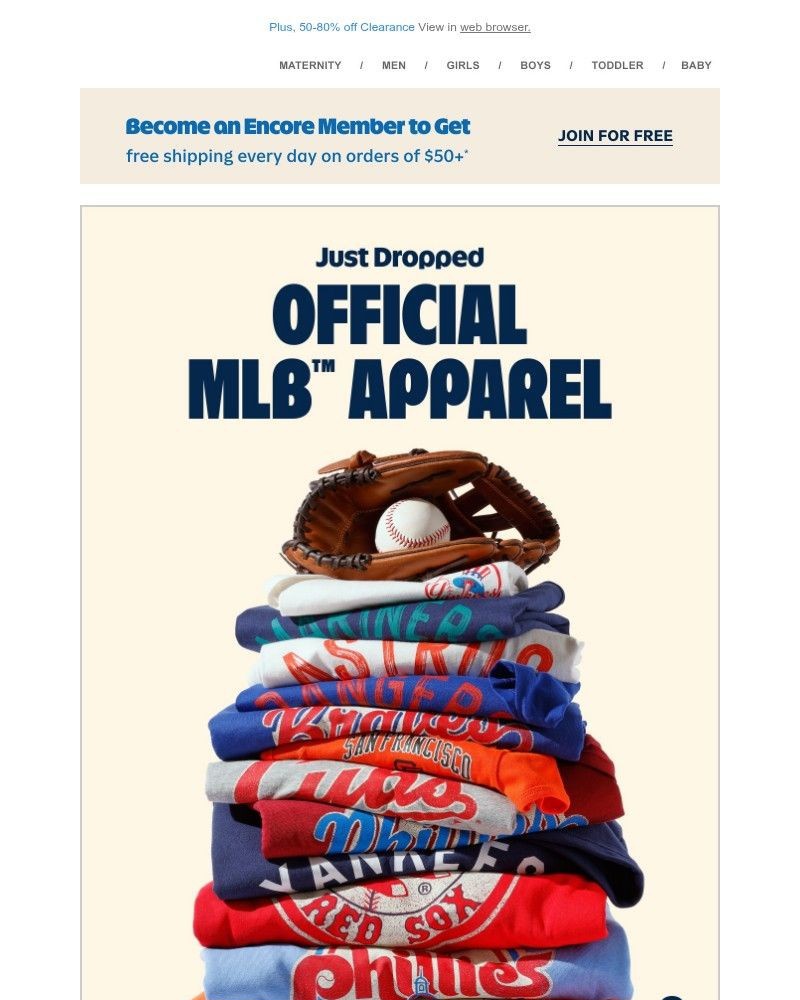 Screenshot of email with subject /media/emails/just-dropped-officially-licensed-mlb-apparel-for-the-whole-fam-eb5406-cropped-46d8cdab.jpg