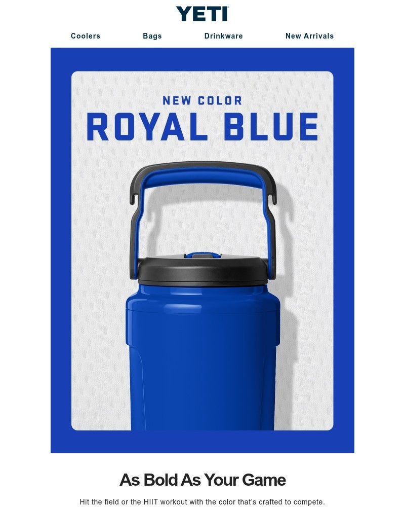 Screenshot of email with subject /media/emails/just-dropped-royal-blue-has-arrived-e4673e-cropped-5c72cb33.jpg