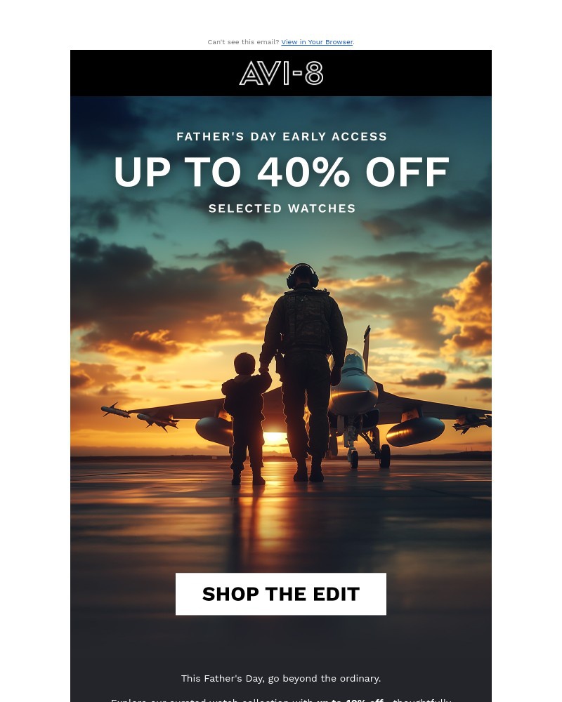 Screenshot of email with subject /media/emails/just-for-dad-up-to-40-off-avi-8-watches-55ce22-cropped-e40520e5.jpg