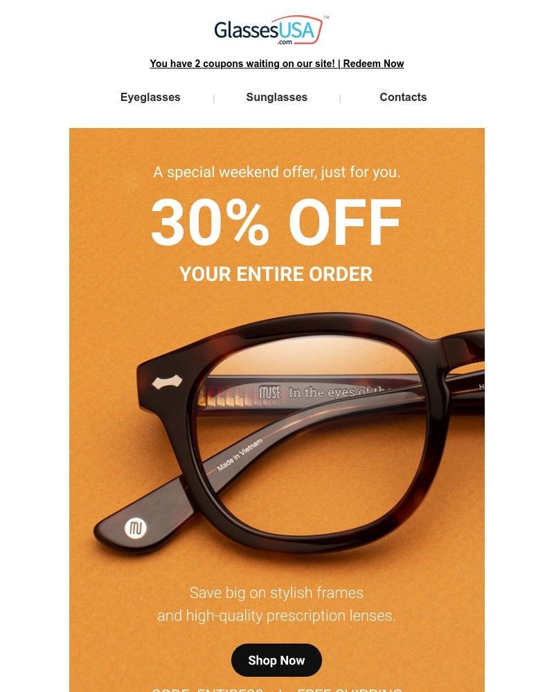 Screenshot of email with subject /media/emails/just-for-you-a-very-special-weekend-sale-8f9005-cropped-94b78f90.jpg