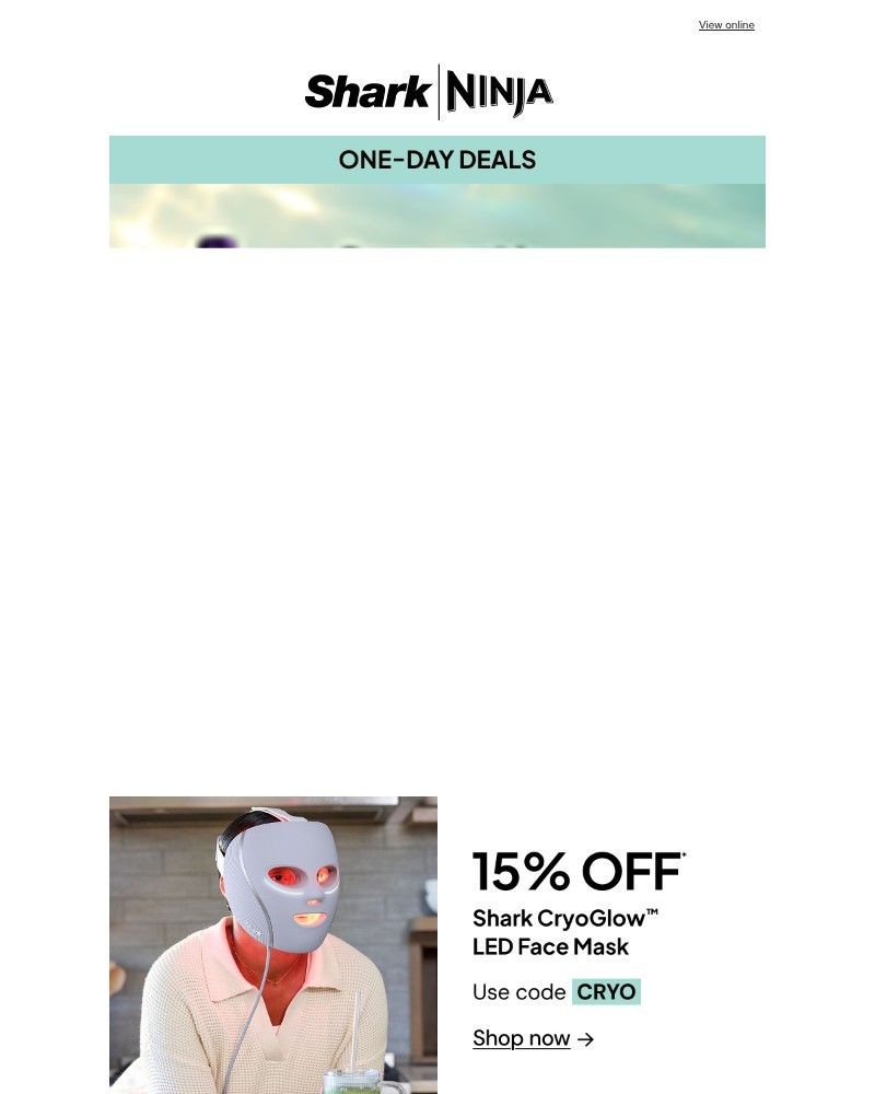 Screenshot of email sent to a Shark Newsletter subscriber