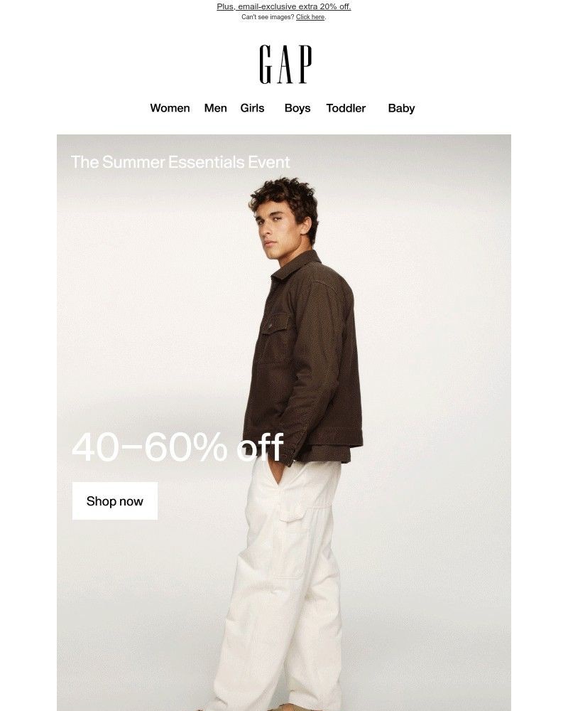 Screenshot of email with subject /media/emails/just-in-4060-off-summer-must-haves-337b71-cropped-805a4d35.jpg
