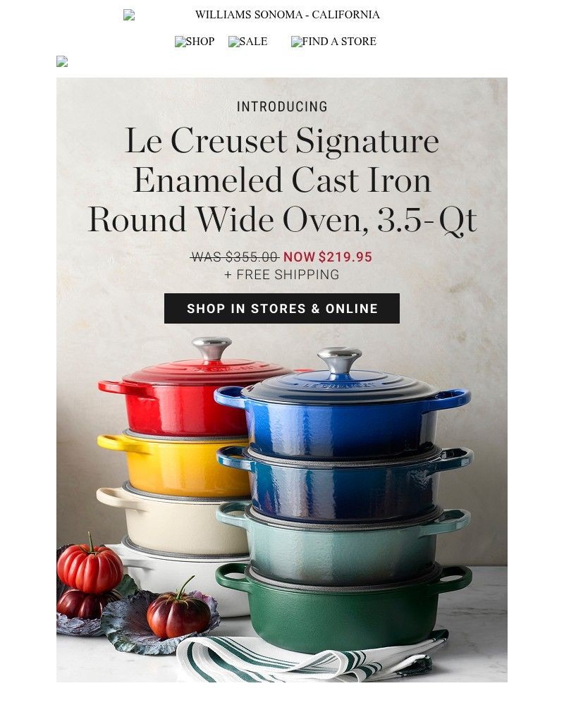 Screenshot of email with subject /media/emails/just-in-a-new-le-creuset-favorite-has-arrived-7c838e-cropped-635967ce.jpg