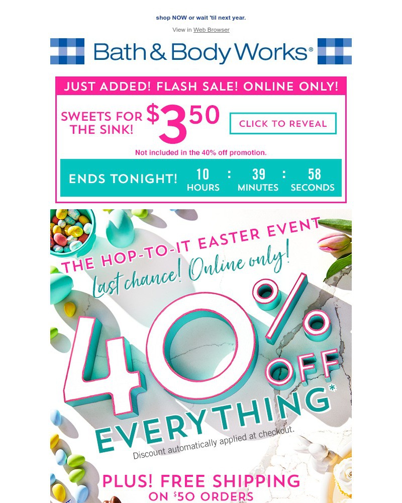 Screenshot of email with subject /media/emails/just-in-flash-sale-last-chance-for-40-off-everything-8c583e-cropped-8fbd8639.jpg