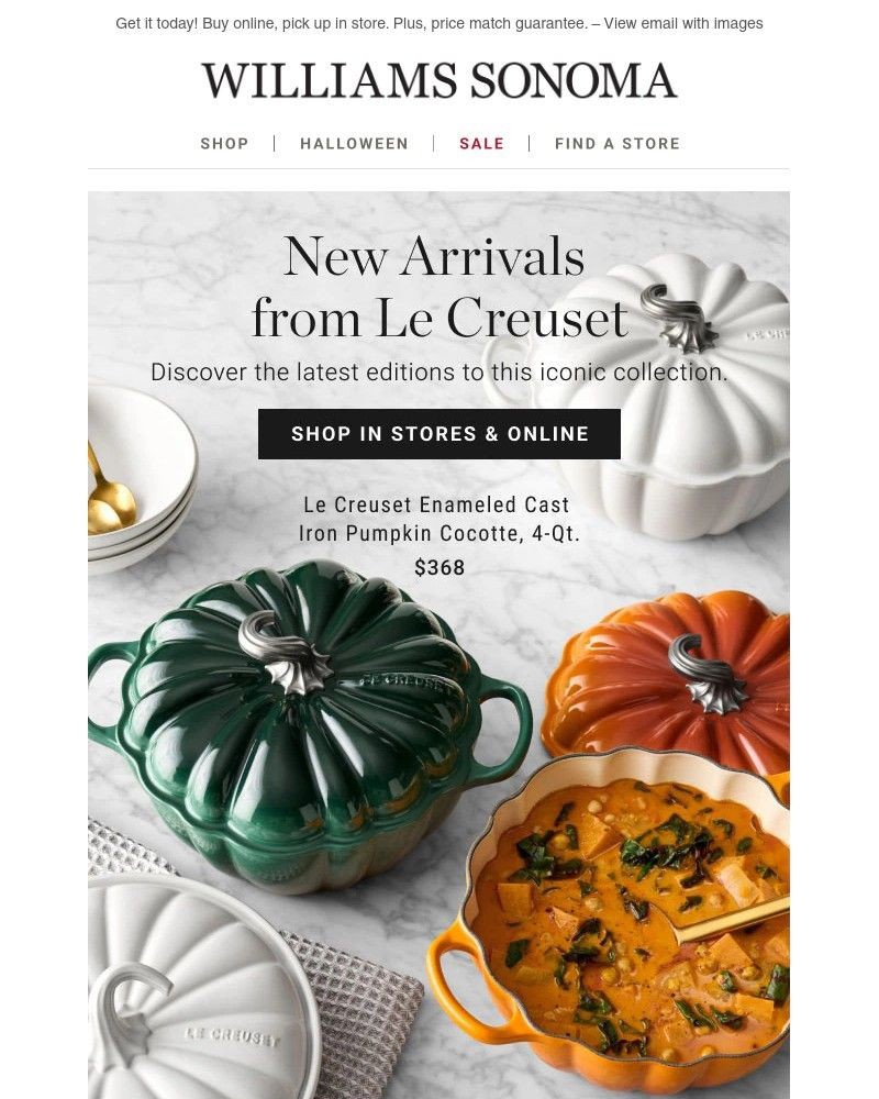 Screenshot of email with subject /media/emails/just-in-from-le-creuset-new-colors-new-shapes-d9370a-cropped-e10c5bf4.jpg