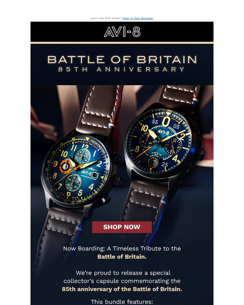 Screenshot of email with subject /media/emails/just-landed-battle-of-britain-85th-limited-edition-4a778f-cropped-ac3e5d97.jpg