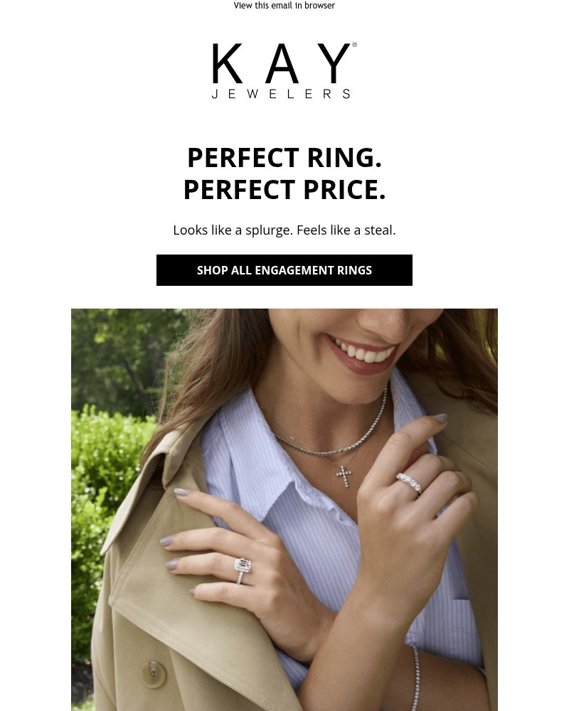 Screenshot of email sent to a Kay Newsletter subscriber