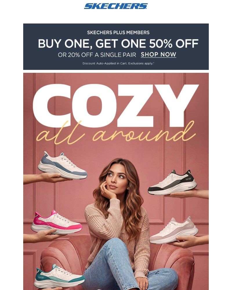 Screenshot of email sent to a Skechers Newsletter subscriber