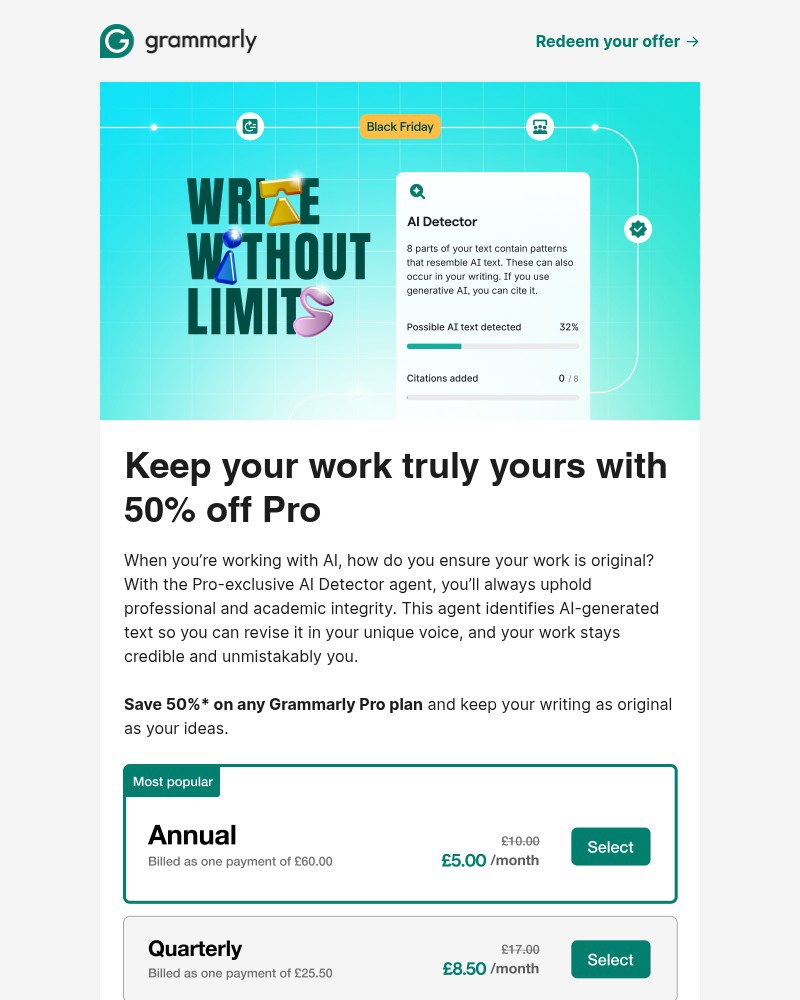 Screenshot of email with subject /media/emails/keep-your-writing-original-with-50-off-pro-538347-cropped-cb944e9e.jpg