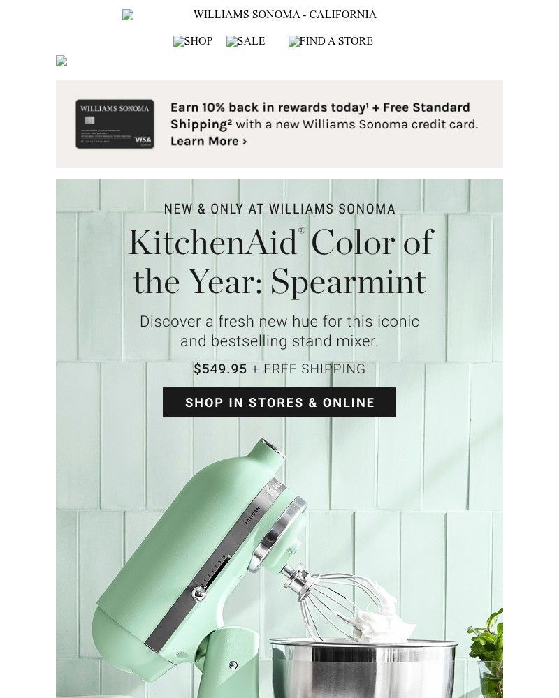 Screenshot of email with subject /media/emails/kitchenaid-color-of-the-year-spearmint-4bf232-cropped-70bba8d8.jpg