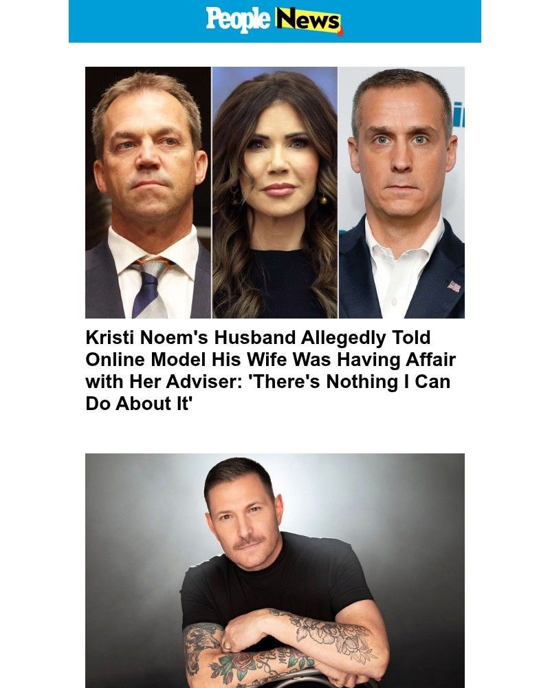 Screenshot of email sent to a People Newsletter subscriber