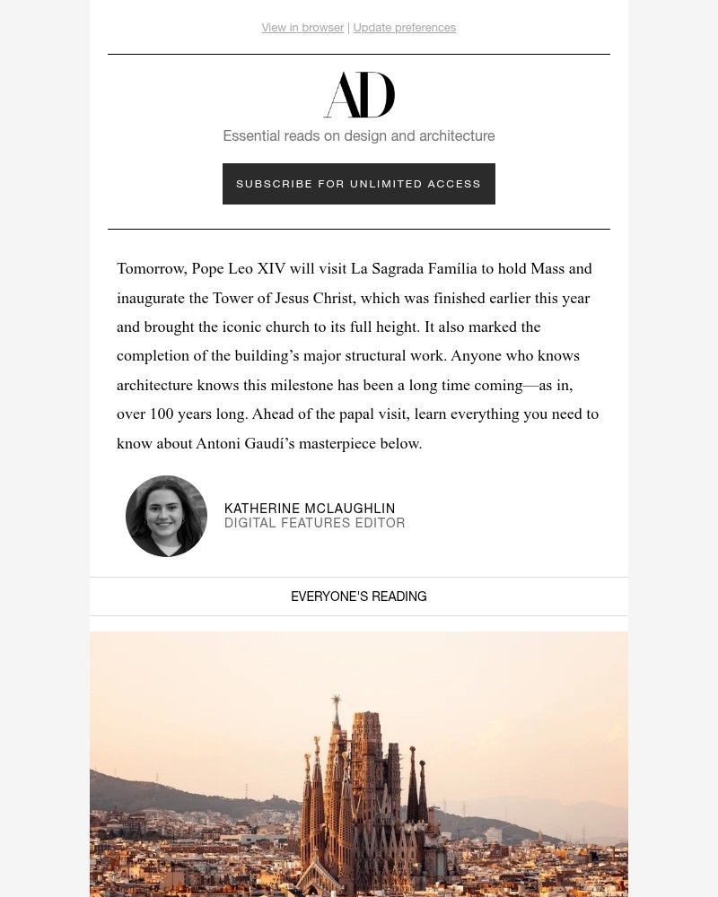 Screenshot of email with subject /media/emails/la-sagrada-familia-celebrates-a-major-milestone-46d8cc-cropped-033b75bc.jpg