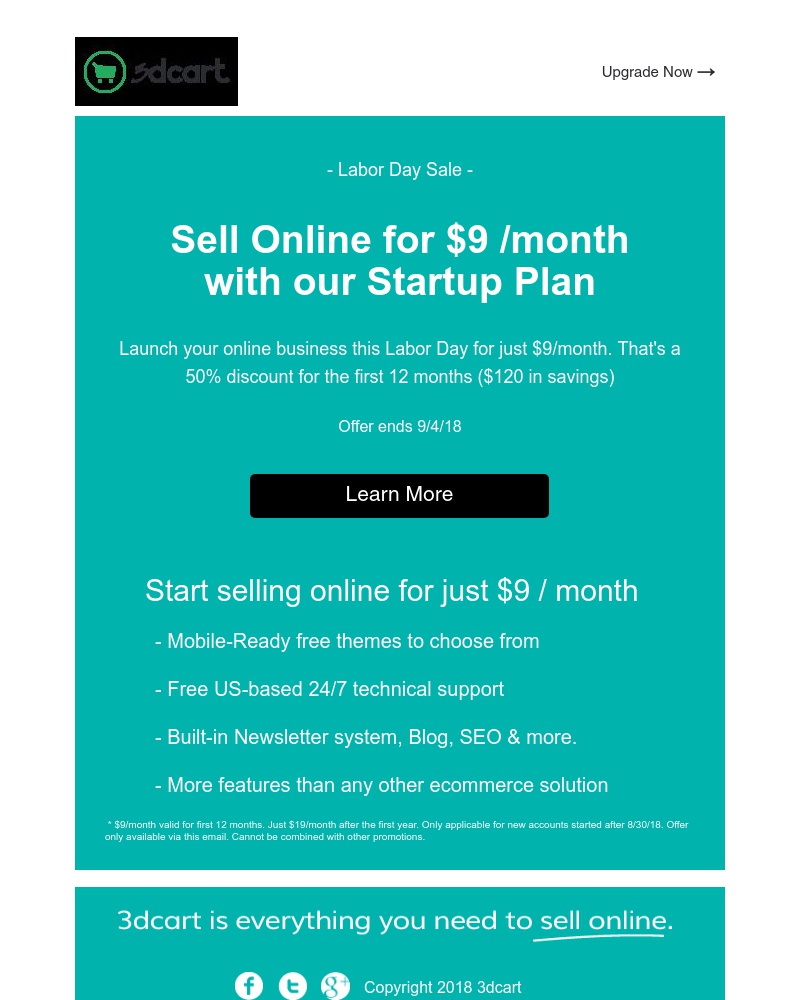 Screenshot of email with subject /media/emails/labor-day-special-start-your-online-business-for-9-cropped-d69e8625.jpg