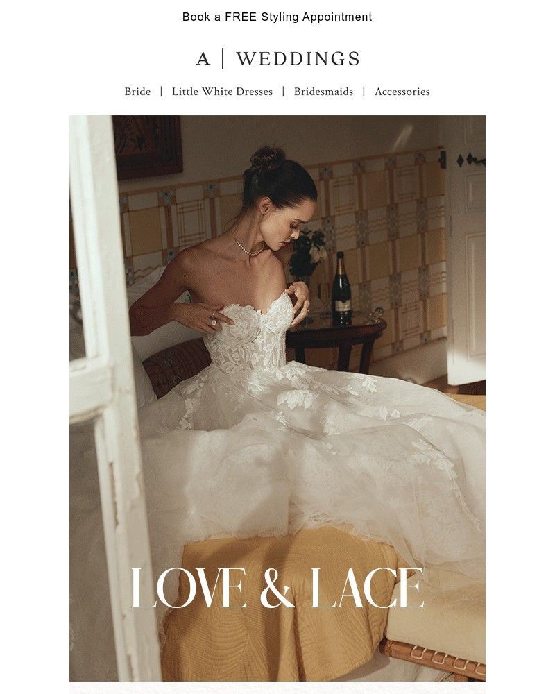 Screenshot of email sent to a Anthropologie Newsletter subscriber