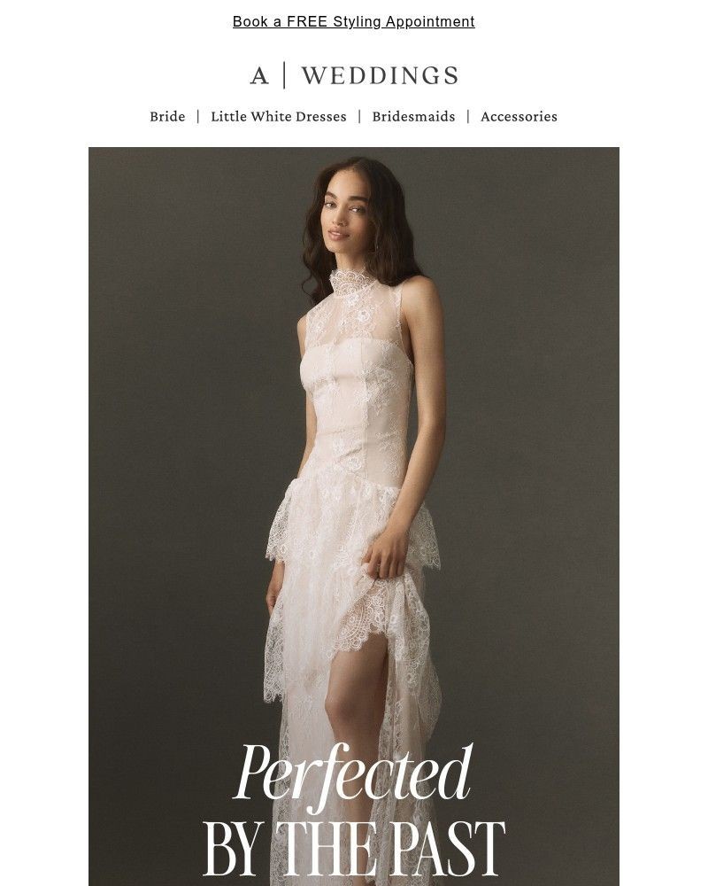 Screenshot of email sent to a Anthropologie Newsletter subscriber