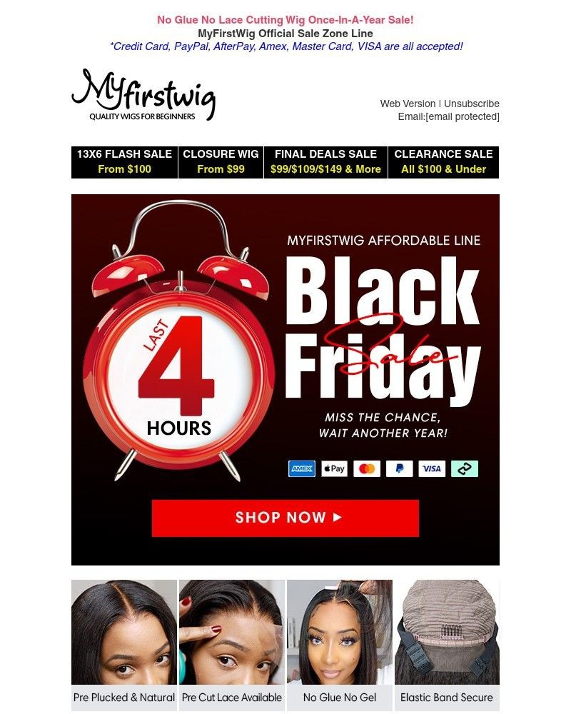Screenshot of email with subject /media/emails/last-4-hoursblack-friday-sale-no-glue-0-skills-wig-pay-later-from-24-ultra-natura_wSeGA9l.jpg