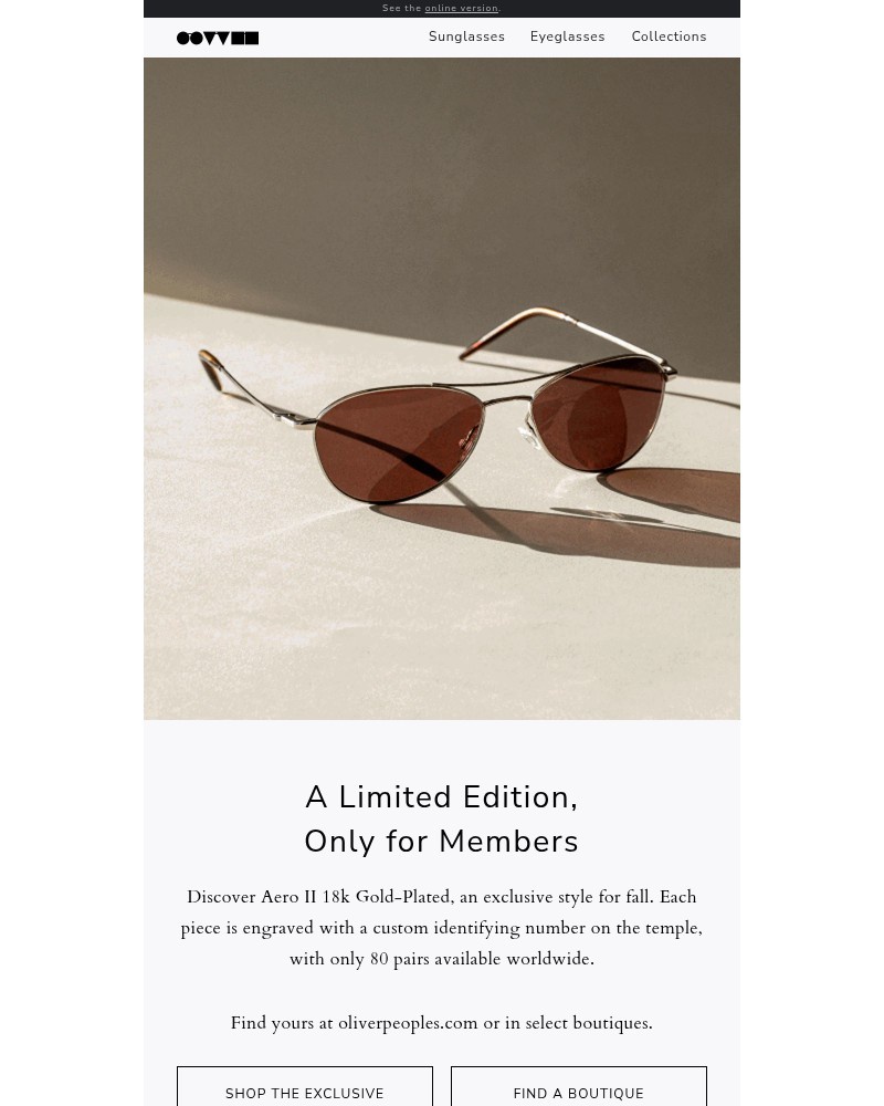 Screenshot of email with subject /media/emails/last-call-aero-ii-18k-gold-plated-aefd3e-cropped-809df9df.jpg