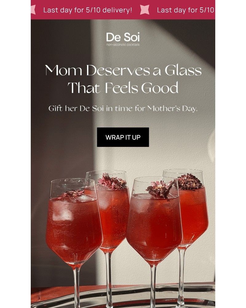 Screenshot of email sent to a De Soi Newsletter subscriber