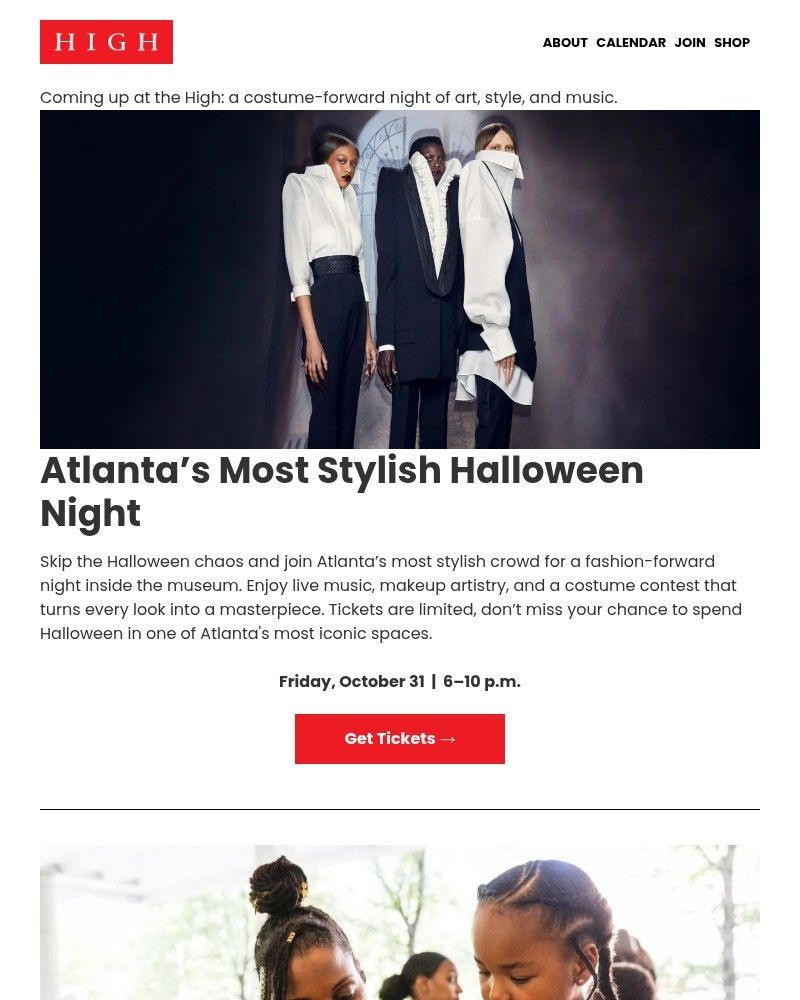 Screenshot of email with subject /media/emails/last-call-for-halloween-at-the-high-ca333d-cropped-792e4b69.jpg