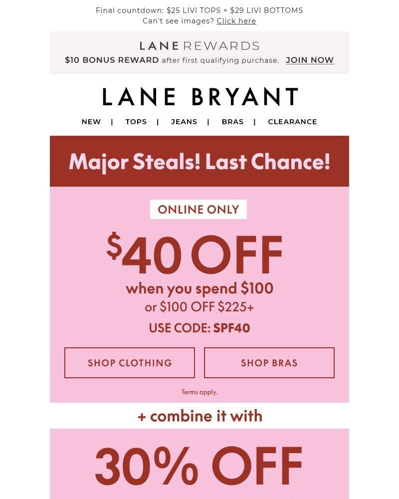 Screenshot of email with subject /media/emails/last-call-stack-40-off-w-30-off-to-save-big-e195c7-cropped-91875189.jpg