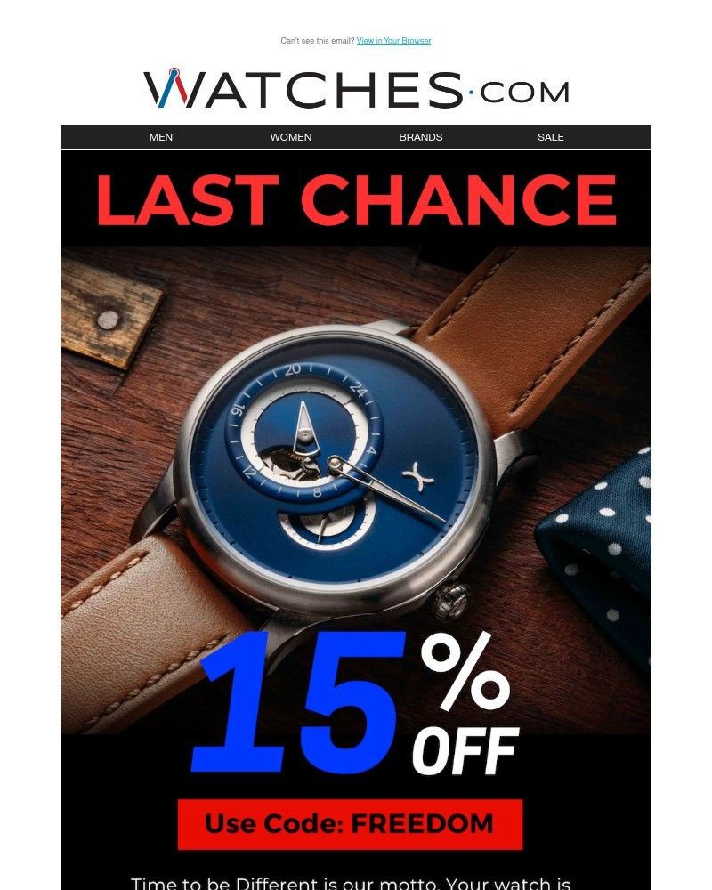 Screenshot of email with subject /media/emails/last-chance-15-off-with-code-freedom-29e6ab-cropped-c74b393c.jpg
