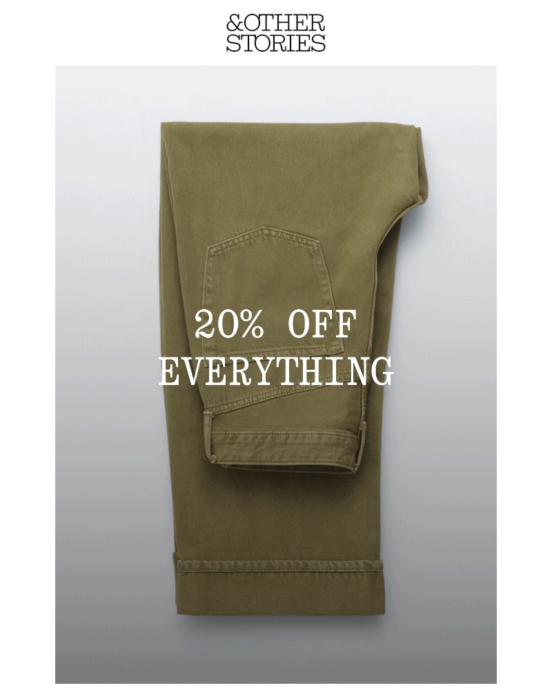 Screenshot of email sent to a & Other Stories Newsletter subscriber