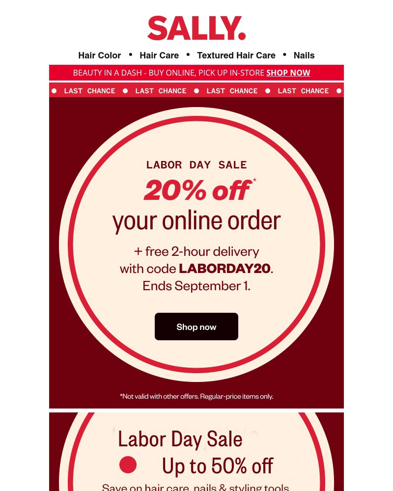 Screenshot of email with subject /media/emails/last-chance-20-off-your-online-order-when-you-use-code-laborday20-01ec52-cropped-ebc24493.jpg