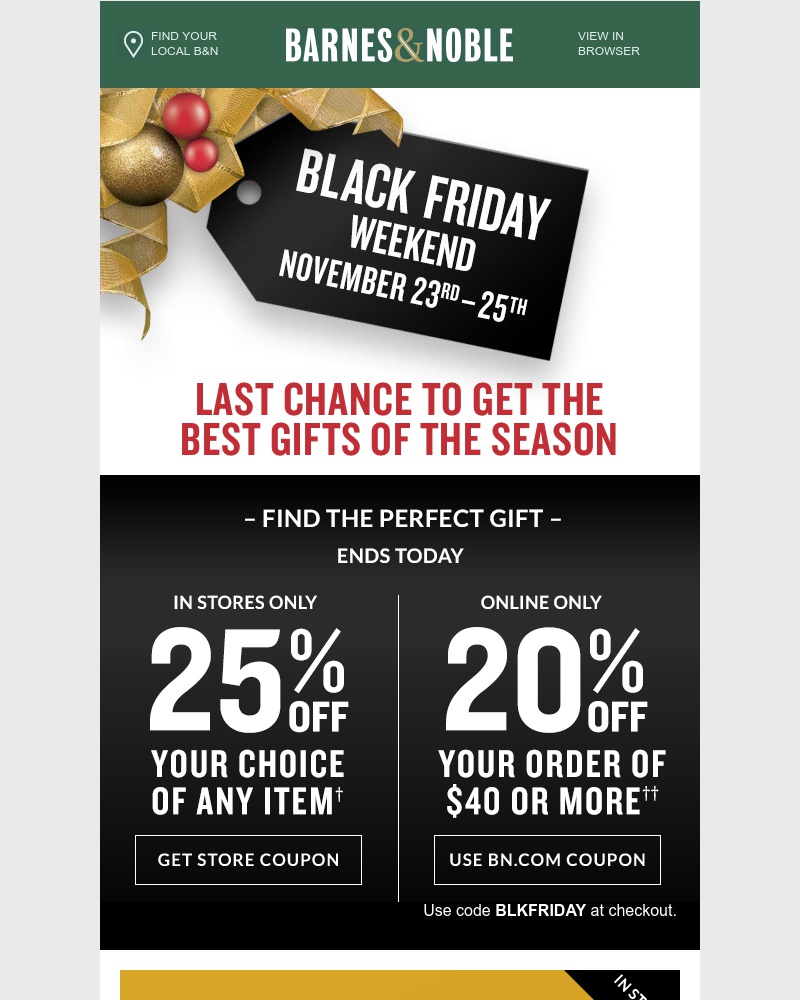 Screenshot of email with subject /media/emails/last-chance-25-off-coupon-and-amazing-black-friday-deals-cropped-2828a243.jpg