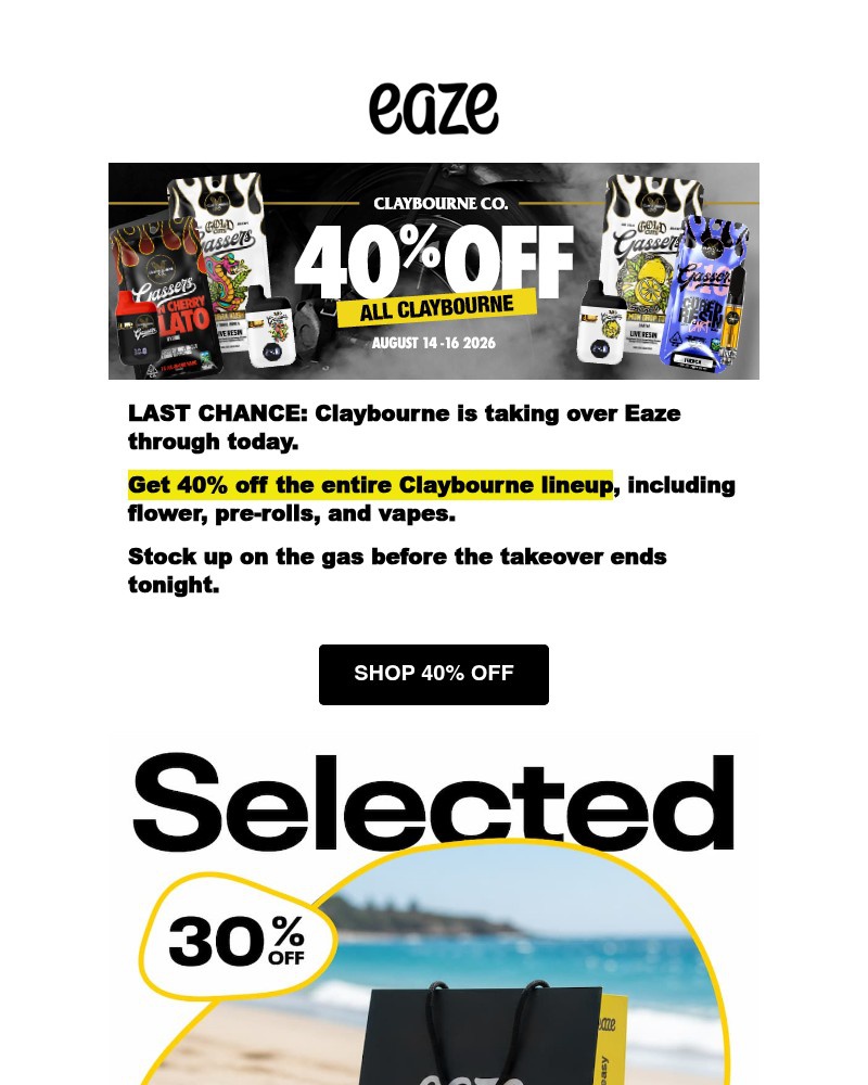 Screenshot of email with subject /media/emails/last-chance-40-off-claybourne-ends-tonight-83c87c-cropped-d9998613.jpg