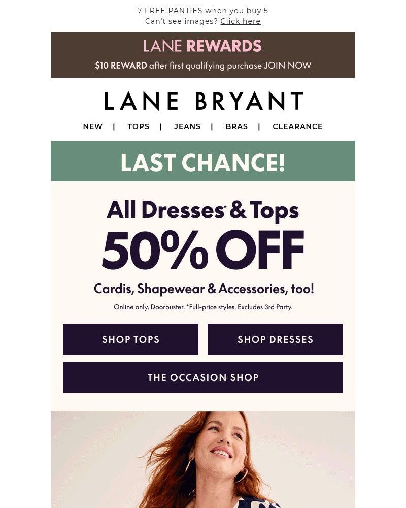 Screenshot of email with subject /media/emails/last-chance-50-off-all-dresses-tops-12f6a5-cropped-8c5b89fe.jpg