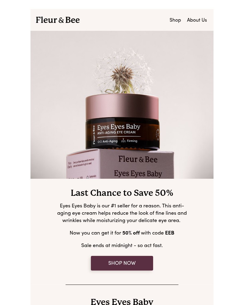 Screenshot of email with subject /media/emails/last-chance-50-off-eye-cream-391070-cropped-30301bbf.jpg