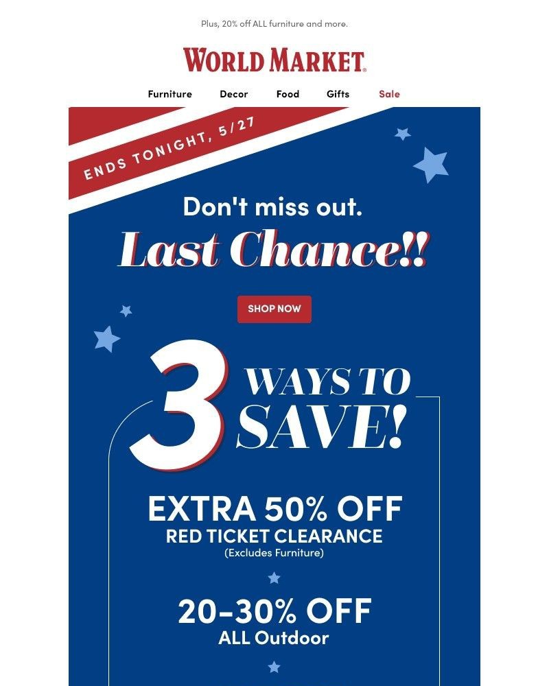 Screenshot of email with subject /media/emails/last-chance-extra-50-off-clearance-ends-tonight-15c92c-cropped-1ee1f931.jpg