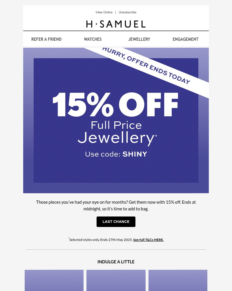 Screenshot of email with subject /media/emails/last-chance-for-15-off-43d6f3-cropped-c3a664c6.jpg