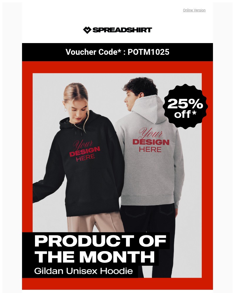 Screenshot of email with subject /media/emails/last-chance-for-25-off-the-gildan-unisex-hoodie-d84613-cropped-2c4d9776.jpg