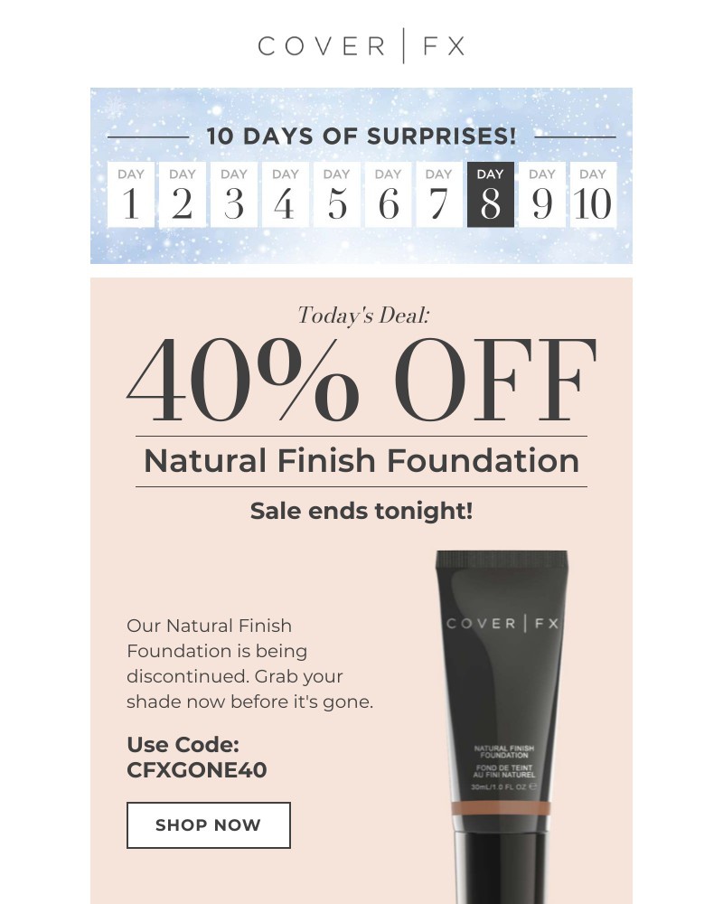 Screenshot of email with subject /media/emails/last-chance-for-40-off-natural-finish-foundation-c548dc-cropped-14e1bad3.jpg