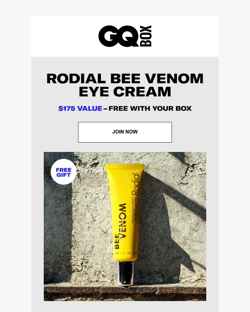 Screenshot of email sent to a GQ Newsletter subscriber