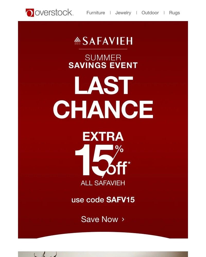 Screenshot of email with subject /media/emails/last-chance-for-extra-15-off-safavieh-43287f-cropped-a278088a.jpg