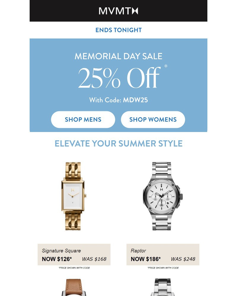 Screenshot of email with subject /media/emails/last-chance-get-25-off-summer-styles-7d61ea-cropped-43e2375e.jpg